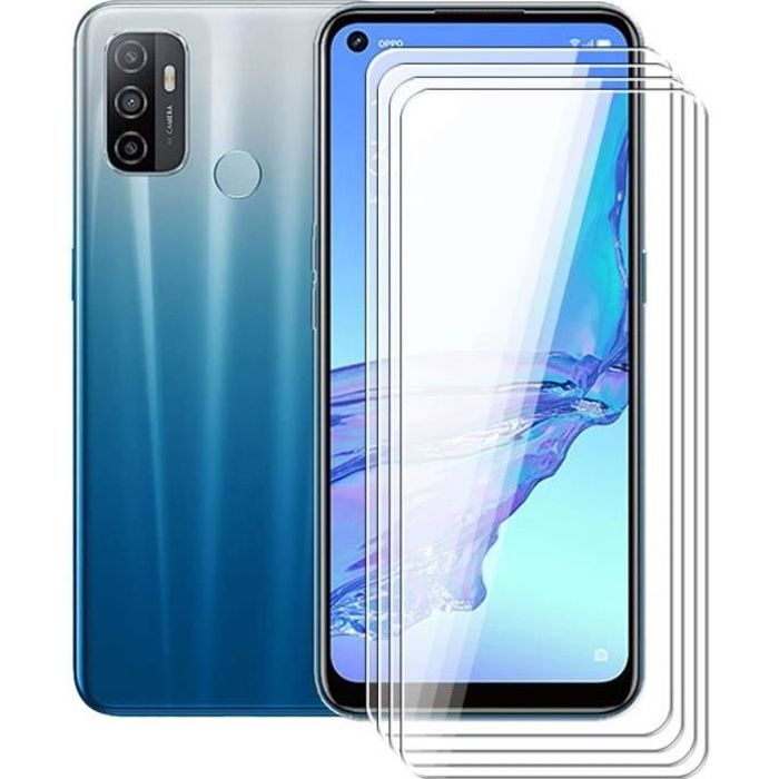 Lot de 2, Verre Trempé pour Oppo A53 - A53s, Film Protection écran
