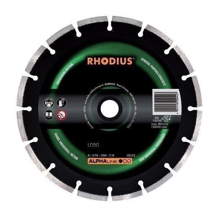 Disque Diamant Segmenté Rhodius Diamètre 350mm 1900022