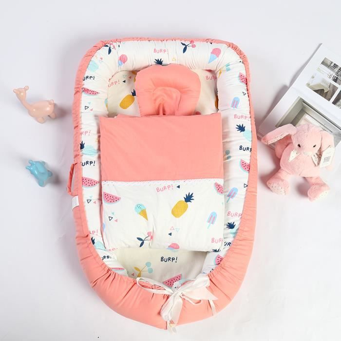 Rumocovo Reducteur De Lit Bebebaby Nest Cocon Pour Bebe Nourrisson 100 Coton Portable Nid De Bebe Fille Garcon Style4 Cdiscount Puericulture Eveil Bebe
