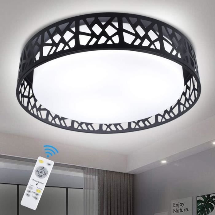 Plafonnier LED KeLuKes 5 Anneaux Dorés 100cm - Télécommande, Dimmable, 3000-6500K, Mémoire