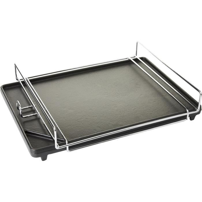 Plaque De Cuisson Fonte GFTIME Pour Barbecue – 41,5x23,5 Cm (compatible Burnhard Fred Plancha)