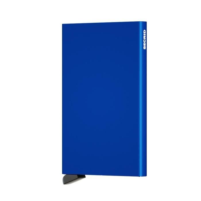 Porte cartes Secrid Anti-Fraude Cardprotector C RFID Safe Blue Front Bleu