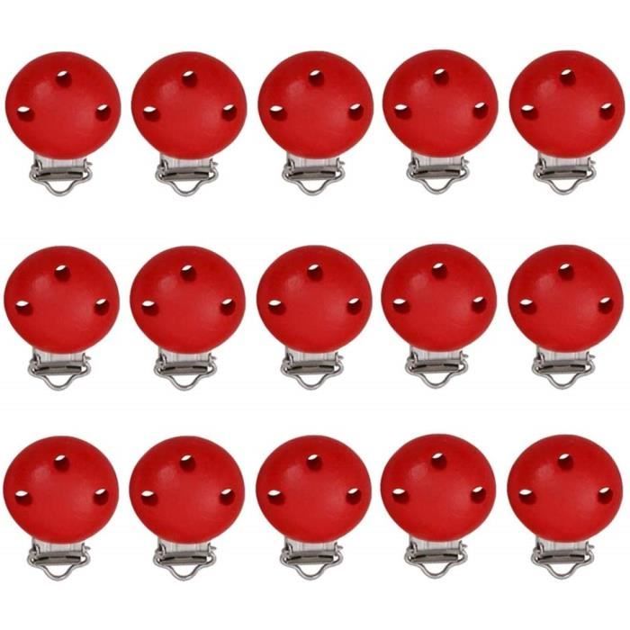 Kit de 15pcs Attache Tétine Baby Sucettes Accroche Tétine