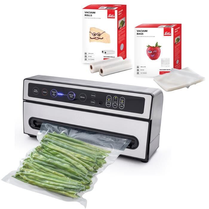 Machine Sous Vide Alimentaire Sous Videuse + 2 Rouleaux Sous Vide