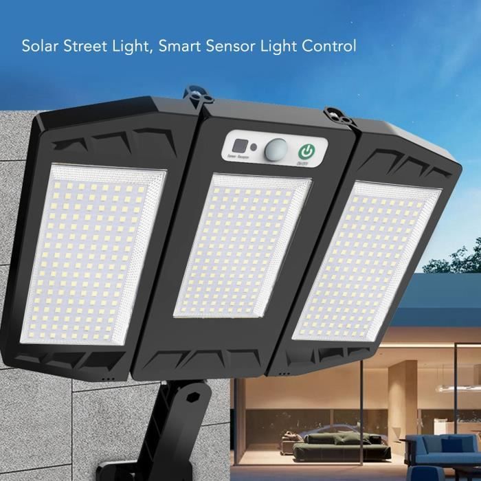 Lampe de Rue LED à Capteur Solaire 616-8