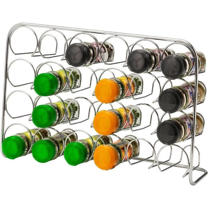 Support 6 Niveaux Pour Pizzas / Plats - Étagère Organisation Cuisine En Fer Chromé | Gain De Place, Refroidissement & Stockage