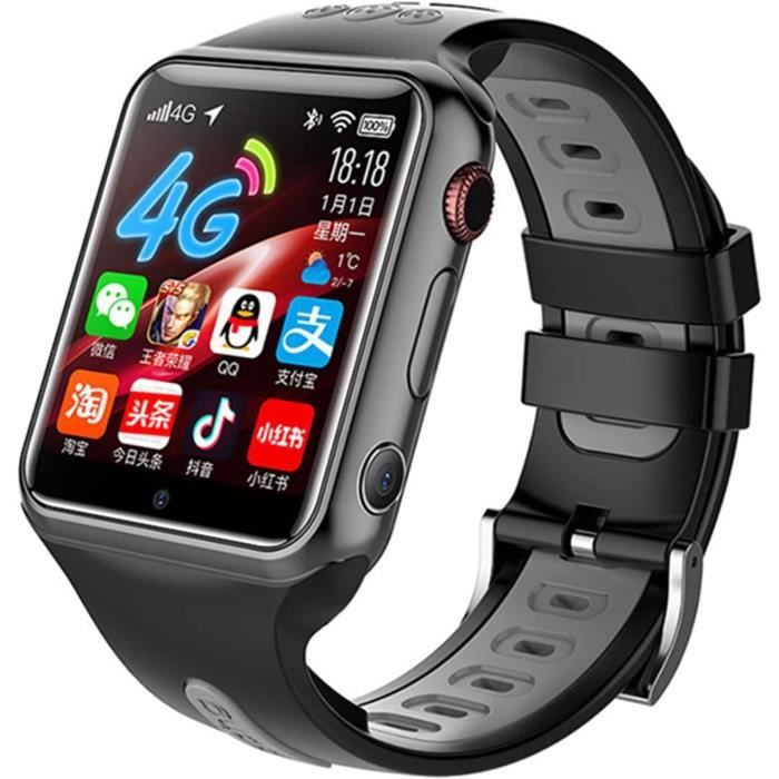 Generic Smart Watch 4G Amoled Montres connectées Smartwatch Ultra Android, Google Play, WIFIGPS, WhatsApp 2 ceintures à prix pas cher | Maroc