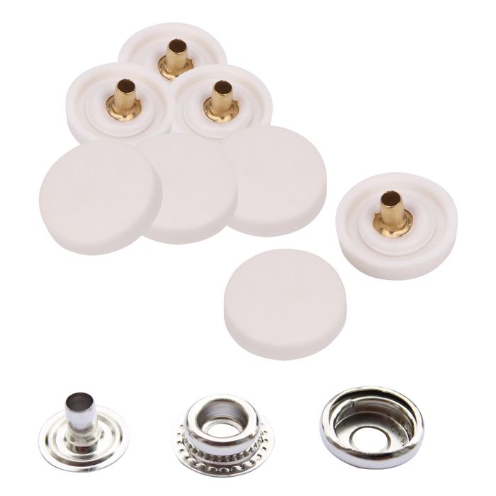 20 Sets De Boutons-pression En Cuivre 15mm - Pour Coudre Sur Cuir, Vestes, Sacs - Marque Uxcell