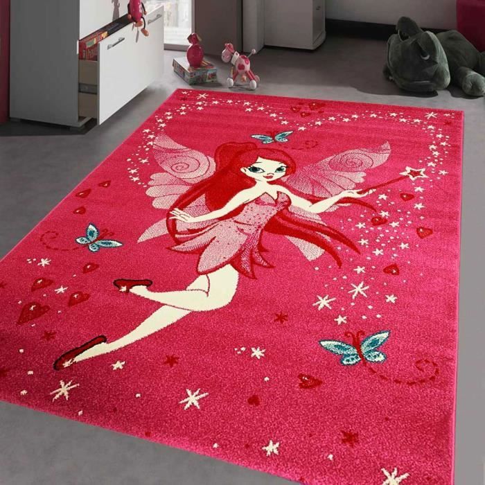  Tapis  KIDS FEE rose Tapis  Enfants 120  x  170  cm Achat 