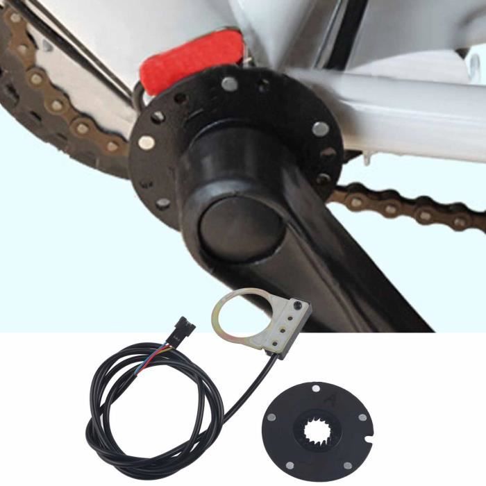 Capteur d'assistant de pédale de vélo électrique - VGEBY - Capteur Hall - Blanc - 5 aimants