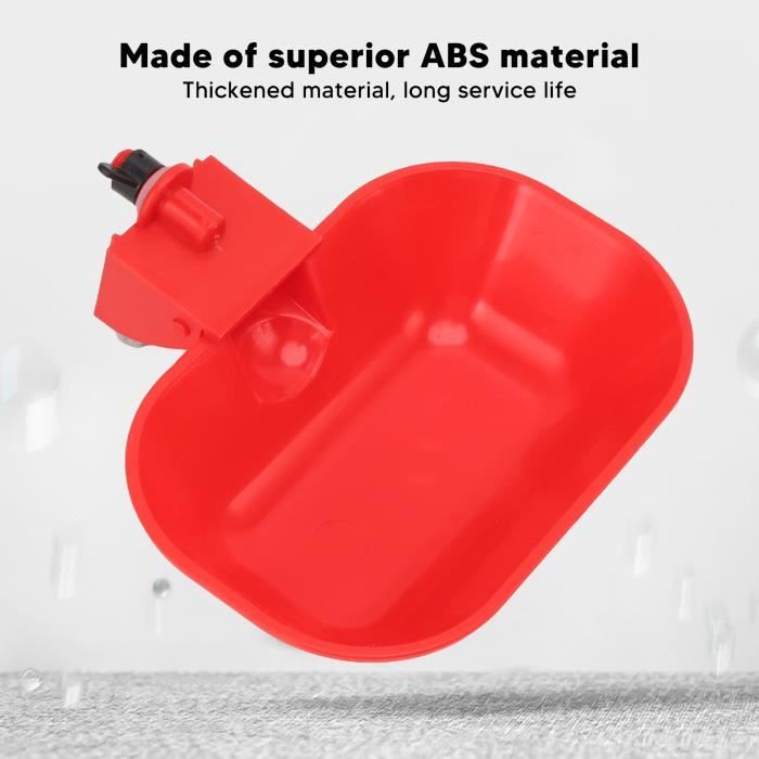 Meilleurs prix pour 6pcs Abreuvoir automatique Abreuvoirs Poulets Poule à la volaille Pochette Oiseau Eau Excellent ABI