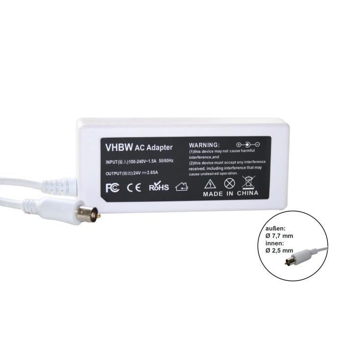 Chargeur 12V Compatible Yamaha PSR-220 - Alimentation Secteur Prise Française, Protections Intégrées