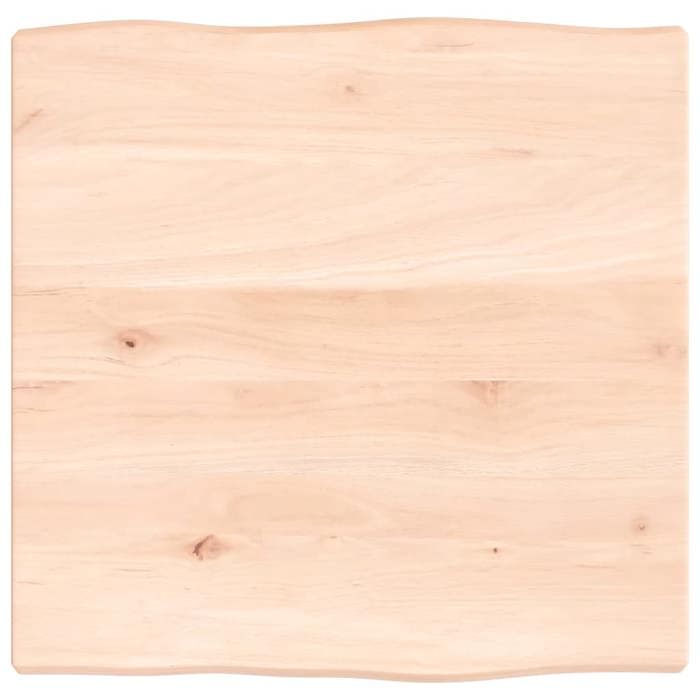 Dessus De Table En Chêne Massif 140x60cm - Plateau Remplacement Bord Vif - Non Traité à Personnaliser