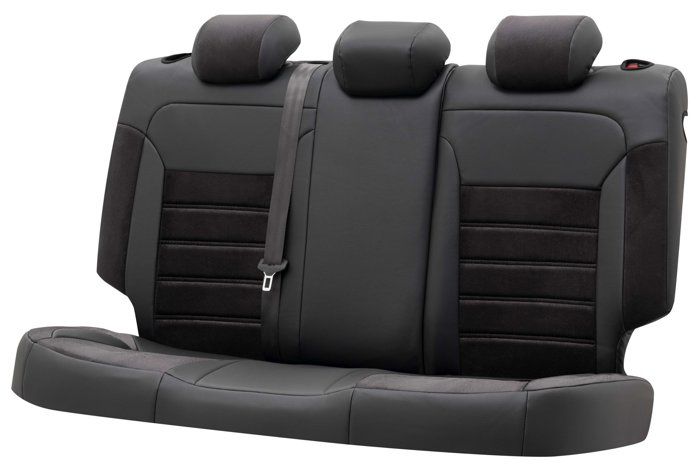 Housse de siège Bari pour Toyota Auris (E18) 10/2012-12/2018, 1 housse de siège arrière pour sièges normaux
