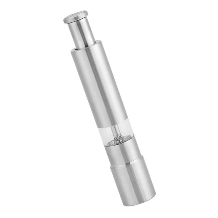 Moulin à Céréales Manuel En Acier Inox - 500 Ml, Réglable, Idéal Pour Café, Noix, épices