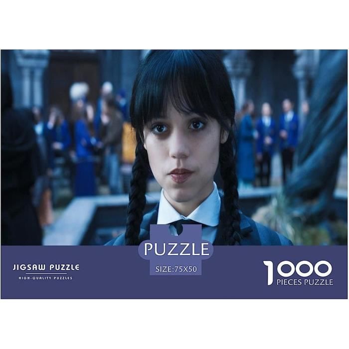 Puzzle 1000 Pièces Mercredi Addams Puzzles Difficulté Adultes Et