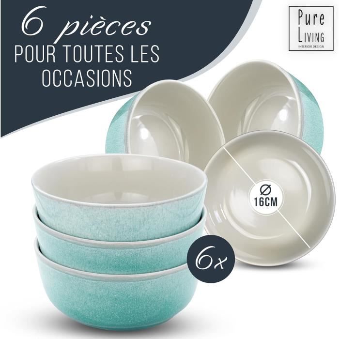 Ensemble Petit-déjeuner 8 Pièces Claraluna - Style Shabby Chic Avec Roses, Bols 400ml Et Sucrier