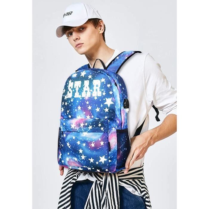 YAMTION Sac A Dos Femme,Sac à Dos D'affaires Cartable Fille Ado Sac D