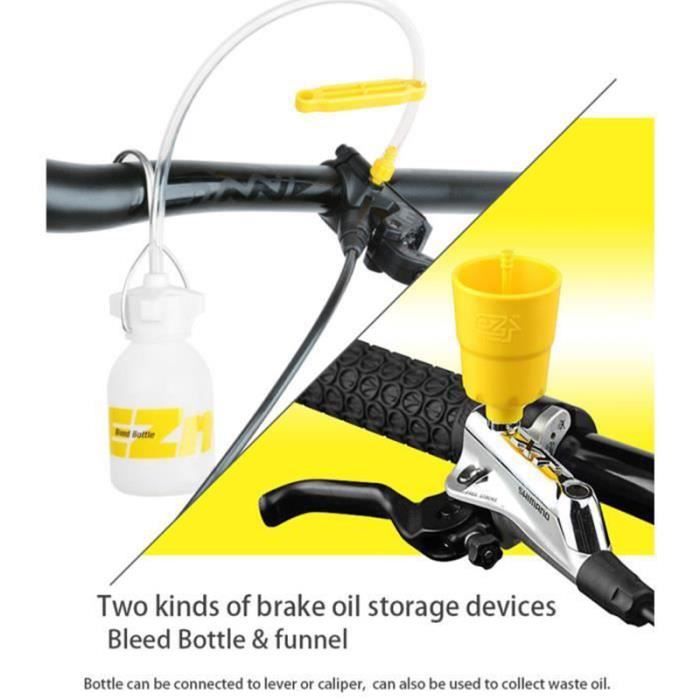 Kit Purge Frein Vélo Hydraulique - Universel Shimano/Magura/SRAM - Avec Seringue Et Adaptateurs