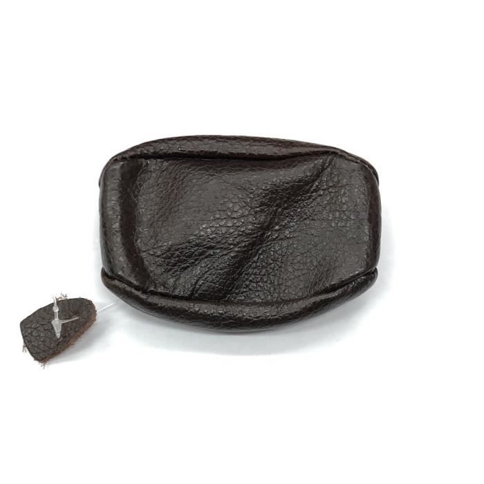 Porte-monnaie Homme LOLUNA En Cuir Véritable - Format Grain De Café, Noir Et Pratique