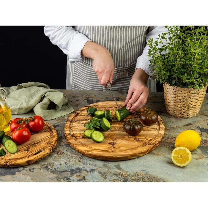 Lot De 6 Coupelles En Bois D'Olivier Gigognes – Pour Apéros – Occasion