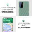 Smartphone OUKITEL C25 6.52" Écran 4Go + 32Go 13MP Caméra 5000mAh GPS Double Sim 4G - Vert-2
