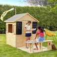 Maisonnette en bois - SOULET - Grace - Terrasse et banc pour enfants - Marron - 3 ans et plus-2