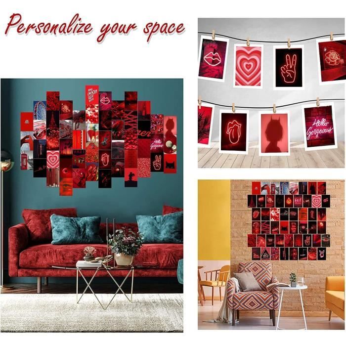 50 PCS wall collage kit aesthetic, aesthetic room decor, photo aesthetic  pour chambre, aesthetic decoration - Cdiscount Maison