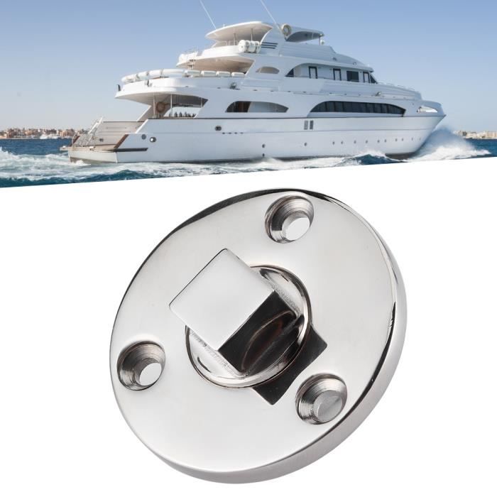 Create Idea 2 Bouchons De Vidange Bateau Acier Inox 304 - 32mm Caoutchouc Marin Noir