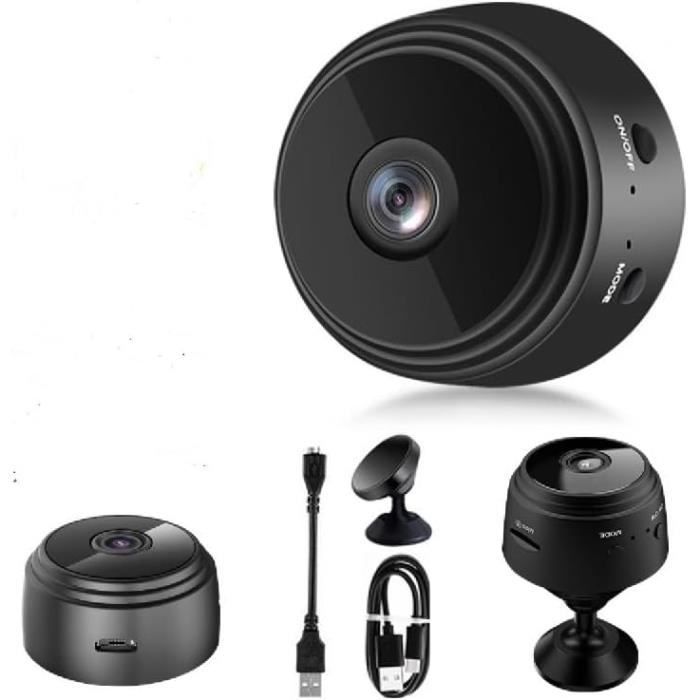 Mini caméra HD sans fil cachée, petite caméra de surveillance à distance WiFi main image 1