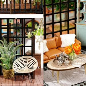 Meubles Miniatures Pour Maison De Poupée, Mini Fauteuil, Maison De