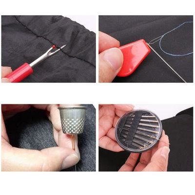 Kit Broderie Sac Fourre-Tout Toile Motifs Végétaux Dessin Animé - Loisir Créatif Débutant