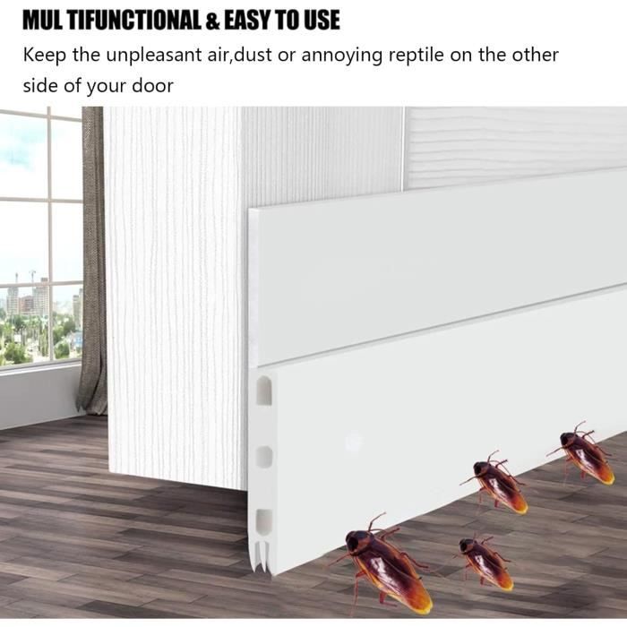 Boudin De Porte, 100 Cm, Blanc, Autocollant, Pour économiser