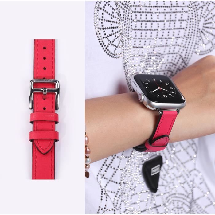 CONNECTEUR DE BRACELET Double Brown 38mm or 40mm or 41mm With