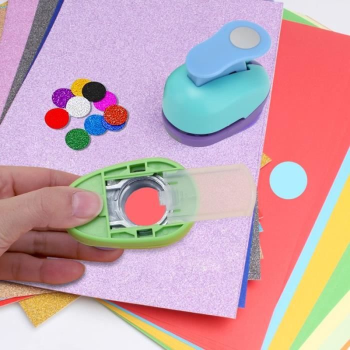 Lot De 4 Perforatrices Rondes WANDGU - 4 Tailles (9, 16, 25, 38 Mm) - Pour Scrapbooking, Bricolage, Créations Papier