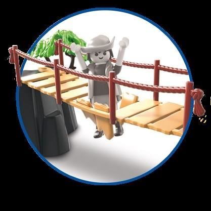 PLAYMOBIL * FORET * Echelle Marron Cabane Maison dans les Arbres 5557 3217 5746