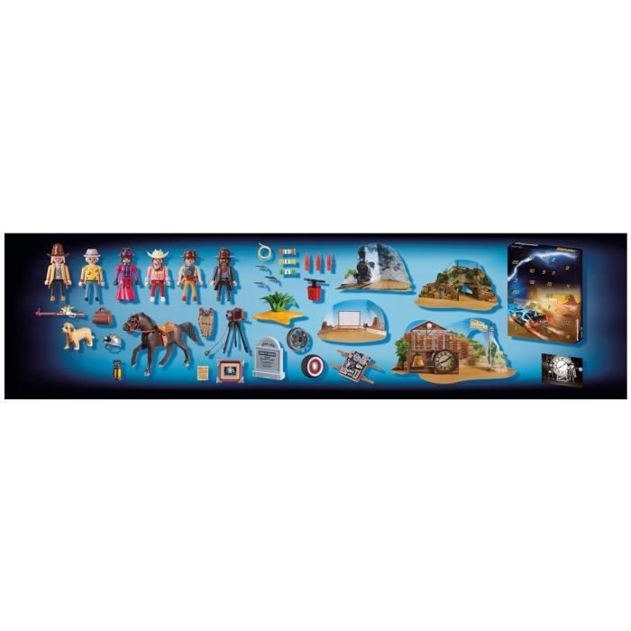 Playmobil - Playmobil n. 70574 - Calendrier de l'Avent Retour vers le Futur
