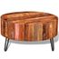 tables tables basses et tables d appoint tables basses table basse ronde bois massif de recuperation achat vente table basse tables tables basses et cdiscount
