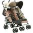 poussette double buggy grise