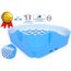 Td Bac De Toilette Triangle Pour Chien Chat Animaux Domestique Litière Pot Entrainement Propreté Lavage Petite Taille Anti Odeur