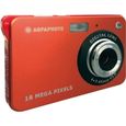 AGFA PHOTO Realishot DC5100 - Appareil Photo Numérique Compact (18 MP, 2.7'' LCD, Zoom Digital 8x, Batterie Lithium) Rouge-0
