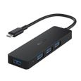 AUKEY Hub USB C 4 en 1 Adaptateur 4 ports USB 3.0 pour MacBook Pro, Google Chromebook USB Type-C CB-C64-0
