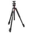 MANFROTTO MK055XPRO3-BHQ2 Kit Trépied 3 sections Alu + XPRO Rotule Ball-0