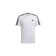 ADIDAS T-Shirt Aeroready Designed TO Move Sport 3STRIPES Tee Blanc - Homme/Adulte-0