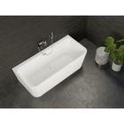 Baignoire semi-îlot murale MINT 170, L170xl81xH57cm, by SPALINA