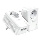 AUCUNE TPLINK AV1000 2P Gigabit Passthrough PW AV1000 2-Port Gigabit Passthrough Powerline Starter Kit