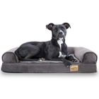 BingoPaw Panier pour Chien Orthopédique Coussin Chien Déhoussable et Lavable Canapé Chien Moyenne Taille, 80 x 60 x 18 cm