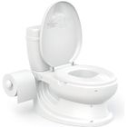 DOLU Pot Toilette WC realiste blanc pour bebe : pot amovible, bruit chasse d'eau - Apprentissage proprete - Puericulture