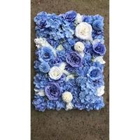Fleur artificielle,Mur de fleurs artificielles en soie,décoration de mariage,accessoires de photographie - [T11] -1pc 40cmX60cm