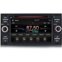 AWESAFE Autoradio pour Ford Focus 7 Pouces Stéréo 2 Din avec GPS CD DVD USB SD Bluetooth FM RDS SWC Mirrorlink Aide au